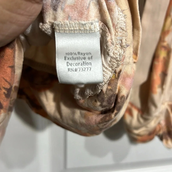 Unbranded women’s top - multicolored - with neck ties - Size Large - Picture 4 of 6